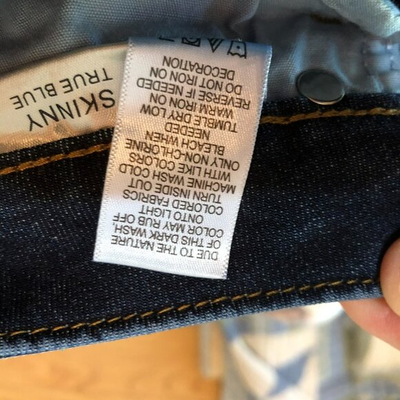 Maurices Womens Size 29 Dark Wash Stretch Skinny True Blue Denim Jeans - Picture 9 of 9